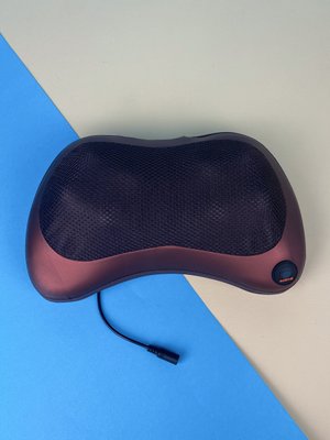 Масажна подушка Massage Pillow CHM-8028 на 8 роликів для шиї і спини, масажер ролиkовий КП1231 фото